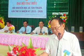 Xã Tân Thuận tổ chức Đại hội Hội Khuyến học nhiệm kỳ IV (2010-2015)