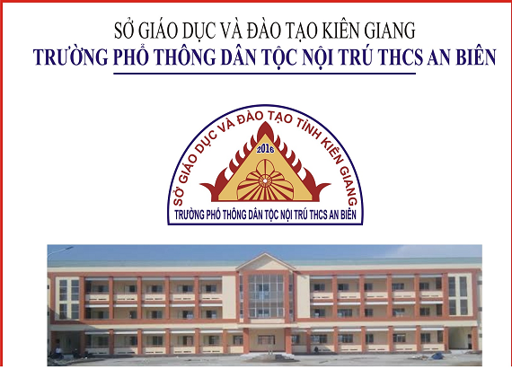 Thông báo tuyển sinh của trường phổ thông dân tộc nội trú THCS An Biên