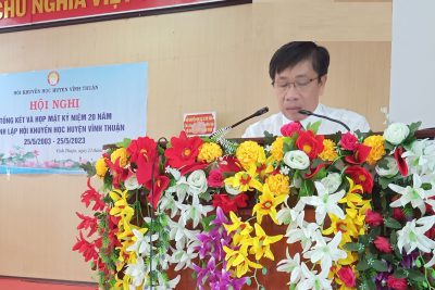 Hội Khuyến học huyện Vĩnh Thuận 20 năm thành lập và phát triển