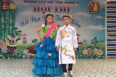 Trường tiểu học Vĩnh Phong 4 tổ chức đêm hội trăng rằm