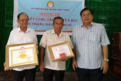 Hội Khuyến học huyện Vĩnh Thuận sơ kết hoạt động 6 tháng đầu năm 2019