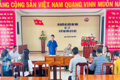 Hội Khuyến học huyện Vĩnh Thuận sơ kết hoạt động quý III năm 2023
