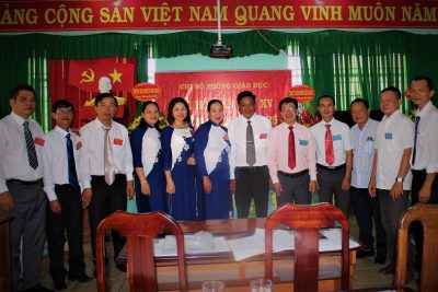 Đồng chí Nguyễn Đông Thành trúng cử Bí thư Chi bộ Phòng Giáo dục lần thứ XV, nhiệm kỳ 2020-2025