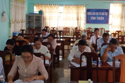Hội Khuyến học huyện Vĩnh Thuận tổ chức Hội nghị Tổng kết hoạt động năm 2020
