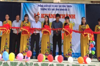 Trường Tiểu học Vĩnh Bình Bắc 2 khánh thành thư viện thân thiện