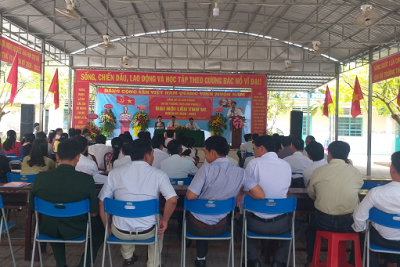 Chi bộ Trường trung học cơ sở Vĩnh Phong 2 tổ chức Đại hội chi bộ lần thứ VI, nhiệm kỳ 2020-2022