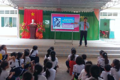 HĐĐ huyện Vĩnh Thuận tổ chức ngày hội “thiếu nhi vui khỏe- tiến bước lên đoàn”