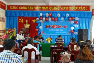 Trường tiểu học và THCS Phong Đông tổ chức họp mặt 90 năm ngày thành lập Hội Liên hiệp phụ nữ Việt Nam (20/10/1930-20/10/2020)