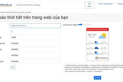 Bỏ túi 5 trang web đặt widget lên website đẹp, miễn phí tại Việt Nam